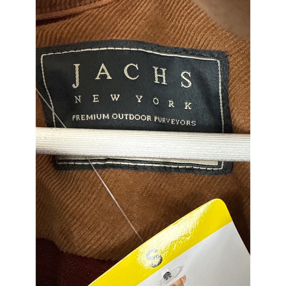 Jachs New York Mens Red Plaid Flannel Shirt Long Sleeve Button Down Small NEW - Picture 2 of 12